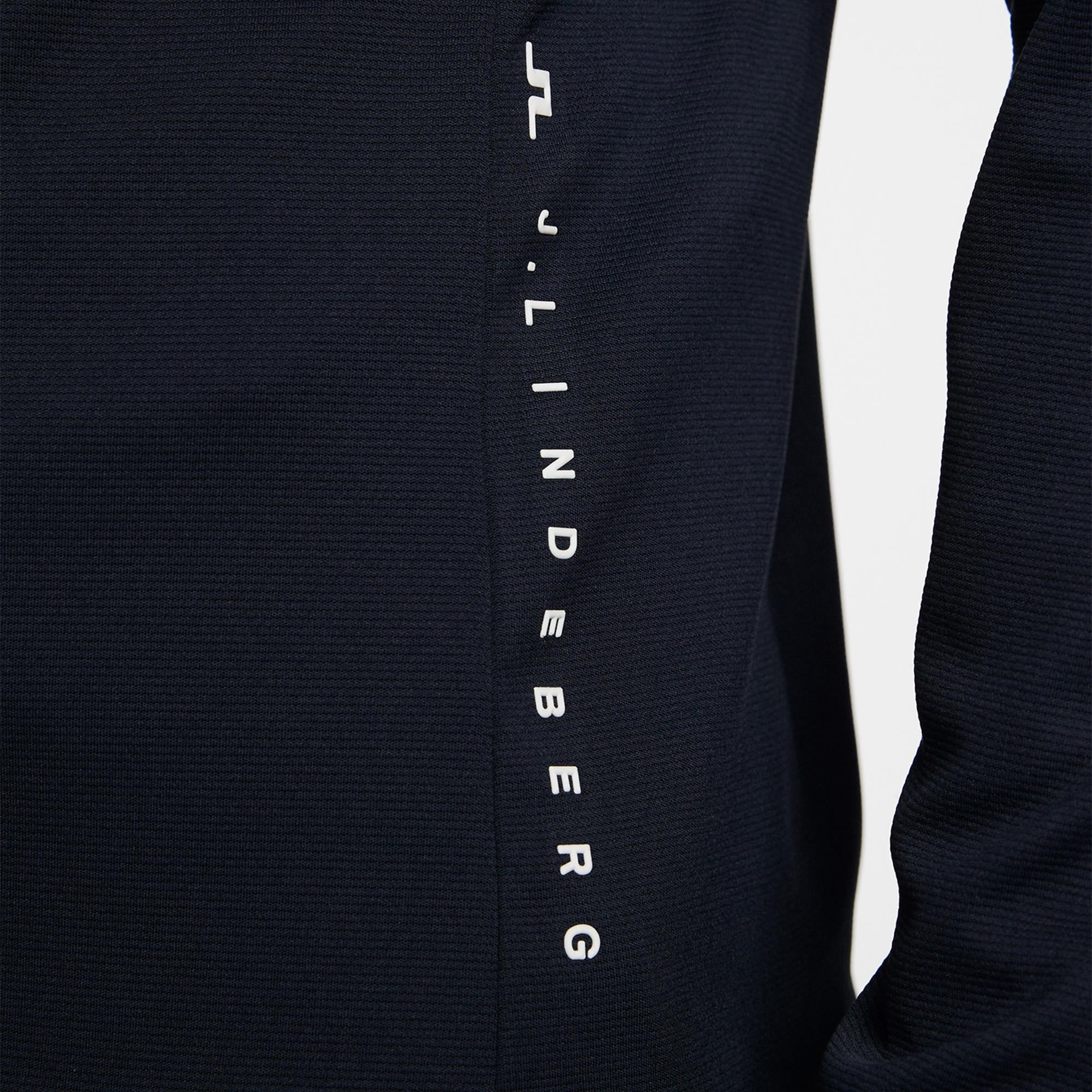 J Lindeberg Leon Quarter Zip Mens Golf Mid Layer Navy